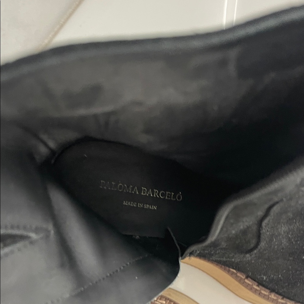 Paloma Barcelo Black Ankle Boots